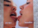 Rare Dua Lipa SIGNED Houdini Print With Sweets, Passion Jacket Patch & Stickers