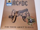 AC/DC FOR THOSE ABOUT TO ROCK Limited 50th Anniversary Gold Vinyl Sealed