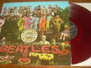BEATLES Sgt Pepper's Lonely Hearts Club Band japan RED colored vinyl LP Odeon OG