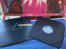 Pink Floyd Dark Side Of The Moon 1973 UK 1st Vinyl Solid Blue Prism A2/B2 Poster