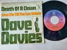 Dave Davies/ The Kinks - Death of a clown 7'' Vinyl Germany/ Label 1