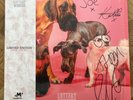 The Lottery Winners signed debut album pink vinyl rare