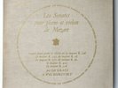 Lili Kraus Willi Boskowsky Mozart Violin Sonatas Discophiles Francais DF 185/6
