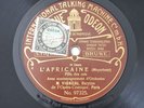 Daniel Vigneau Meyerbeer L'Africaine French 78RPM Odeon 97325/36 (1909)
