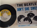 The Beatles Ain't She Sweet Nobody's Child Rare 45 Atco Picture Sleeve 45-6308