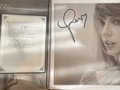 Taylor Swift Signed The Tortured Poets Department Vinyl (in Hand) Heart