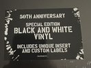 AC/DC Back In Black LP 50th Anniversary Black & White Color Vinyl Record Album