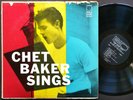 CHET BAKER Sings LP WORLD PACIFIC RECORDS PJ-1222 US 1957 MONO Russ Freeman
