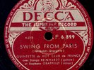 QUINTET OF THE HOT CLUB OF FRANCE (DJANGO REINHARDT) Swing from Paris  78' X4197