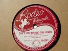 Tim McNamara & Lorna Whiteside 78 Record Grade E Prairie Rose & Live Without You