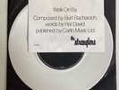 The Stranglers walk on by, mean to me, tits, 7” 45 WHITE VINYL SINGLE PROMO RARE