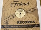 Dominoes DOO WOP 78 Weeping Willow Blues /I Am With You FEDERAL DJ Bio VG++ HEAR