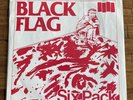 BLACK FLAG - SIX PACK  VINYL 45 Original Vintage Rare Red Print Punk Rock Band