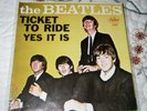 The Beatles-Ticket To Ride/Yes It Is-Picture Sleeve Only-Near Mint