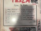 Tesla - Real to 2 Reel Vinyl Clear Red 2024 RSD Exclusive LP  X/1500 New Sealed