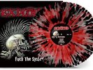 The Exploited - Fuck the System - Clear W Red & Black Splatter [New Vinyl LP] Ex