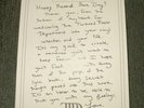 Taylor Swift RSD Letter Note Card Record Store Day Tortured Poets Department