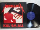 Metallica Kill 'Em All 1989 LP Picture & Lyric W/Insert NM-   NM