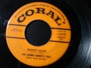 THE JOHNNY BURNETTE TRIO THE TRAIN KEPT A-ROLLIN 45 RECORD HONEY HUSH