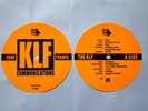 KLF 'Love Trance' Record Labels for unreleased Pure Trance 3 KLF006T. As new.