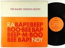 Randy Weston Sextet - Randy   LP - Bakton - BR 1001 Mono DG VG+