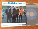 ROLLING STONES : Satisfaction BLEU FRENCH EP DECCA 457.086 + LANGUETTE 4/71  EX