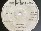 The Lana Sisters – Mister Dee-Jay / Tell Him No - UK 1959 Fontana 7