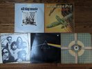 5 Vintage Vinyl  Records Feat. Pink Floyd Dark Side of the Moon Original Inserts