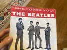 The Beatles SHE LOVES YOU / I'LL GET YOU W/Picture Sleeve  S-4152 Swan 45 G+