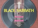 Black Sabbath - Paranoid/Iron Man - RARE 7” Vinyl Picture Disc 45 RPM - OZZY