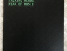 Talking Heads Fear Of Music Sir 1979 LP Record Vinyl SRK 6076 EX