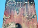 Slayer - Hell Awaits vinyl LP 1985, Metal Blade 1st pressing Thrash Plays Great