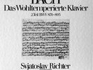 BACH Well Tempered Piano Vol.II RICHTER Eurodisc 85629 3LP Box Gold Label NM