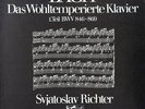 3LP Box BACH Well-Tempered Piano Vol. I RICHTER Eurodisc 80651+ Gold Label NM