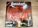 SEPULTURA - MORBID VISIONS/BESTIAL DEVASTATION / 1987 VINYL LP PRESSING