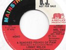 LENNY WELCH A Hundred Pounds Of Pain on Mainstream northern soul PROMO 45 HEAR