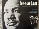 Dr. Martin Luther King JR. Free At Last Vinyl LP 1968 First Pressing VG+