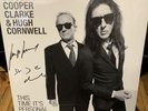 Dr John Cooper Clarke Hugh Cornwell This Time It’s Personal VINYL SIGNED Creased