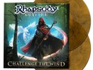 RHAPSODY OF FIRE-Challenge The Wind-Orange Black Marbled-Vinyl-2LP- 884860569613