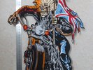 IRON MAIDEN INFINITE DREAMS MAIDEN ENGLAND OFFICIAL BACK PATCH ca. 40 x 27 CM