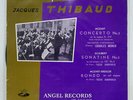 JACQUES THIBAUD MOZART: CONCERTO NO.5 ANGEL RECORDS HC1009 JAPAN HEAVY WEIGHT LP