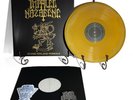 IMPALED NAZARENE Suomi Finland Perkele Gatefold LP Swirl Vinyl Patch Diecast Pin