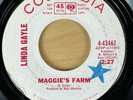 Garage Punk 45 / Linda Gayle - Maggie's Farm / Got My Mojo Working NM PROMO RARE