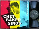 CHET BAKER Sings LP WORLD PACIFIC RECORDS PJ-1222 US 1956 DG MONO Russ Freeman