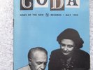 May 1952 CODA MAGAZINE COLUMBIA LP Records Review Catalog Robert Gaby Casadesus