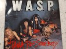 W.A.S.P. I WANNA BE SOMEBODY ALBUM VINYL 45RPM RECORD