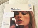 Taylor Swift Midnights Moonstone Blue Vinyl LP-Hand Signed Photo SEALED