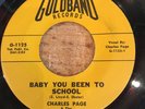 HEAR-LOUISIANA ROCKER/STROLLER - CHARLES PAGE -BABY YOU BEEN TO SCHOOL -GOLDBAND