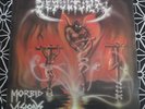 SEPULTURA Morbid Visions LP 1986 ORIGINAL WHITE BLACK LABEL WITH INTRO