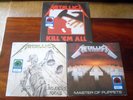 METALLICA. NEW SEALED 3 COLORED VINYL LP Lot. Justice For All. Master of Puppets